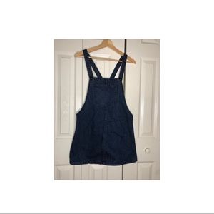 Denim strap dress
